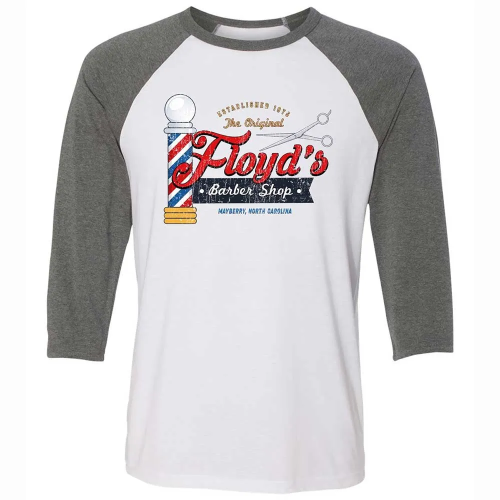 Unisex 3/4 Baseball Tee - WL653GY2 - White/Deep Heather - 11