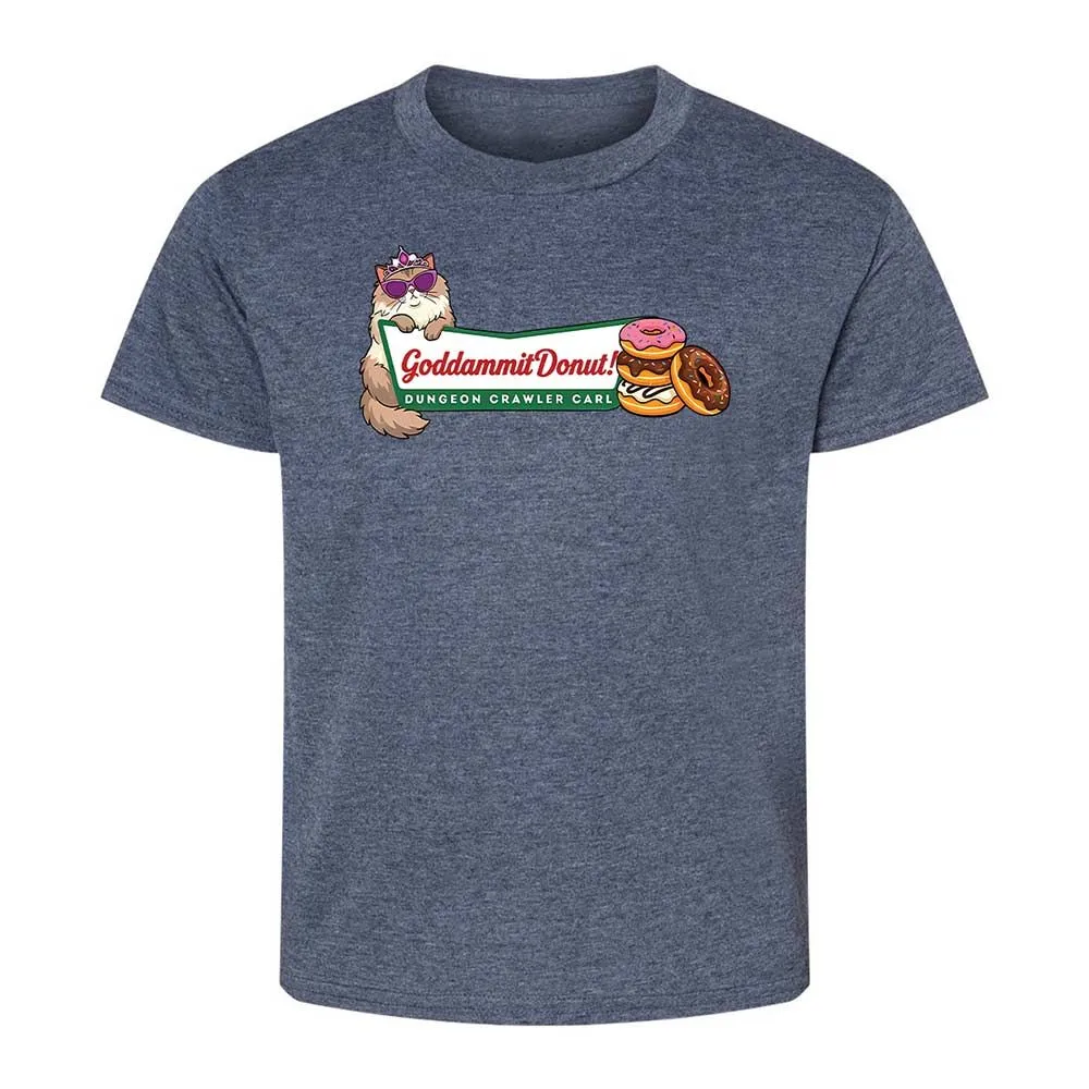 Goddammit Donut - Heather Navy - 15