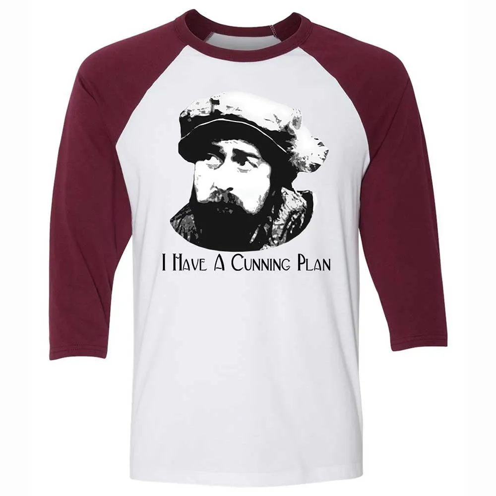 I Have A Cunning Plan - White/Maroon - 7
