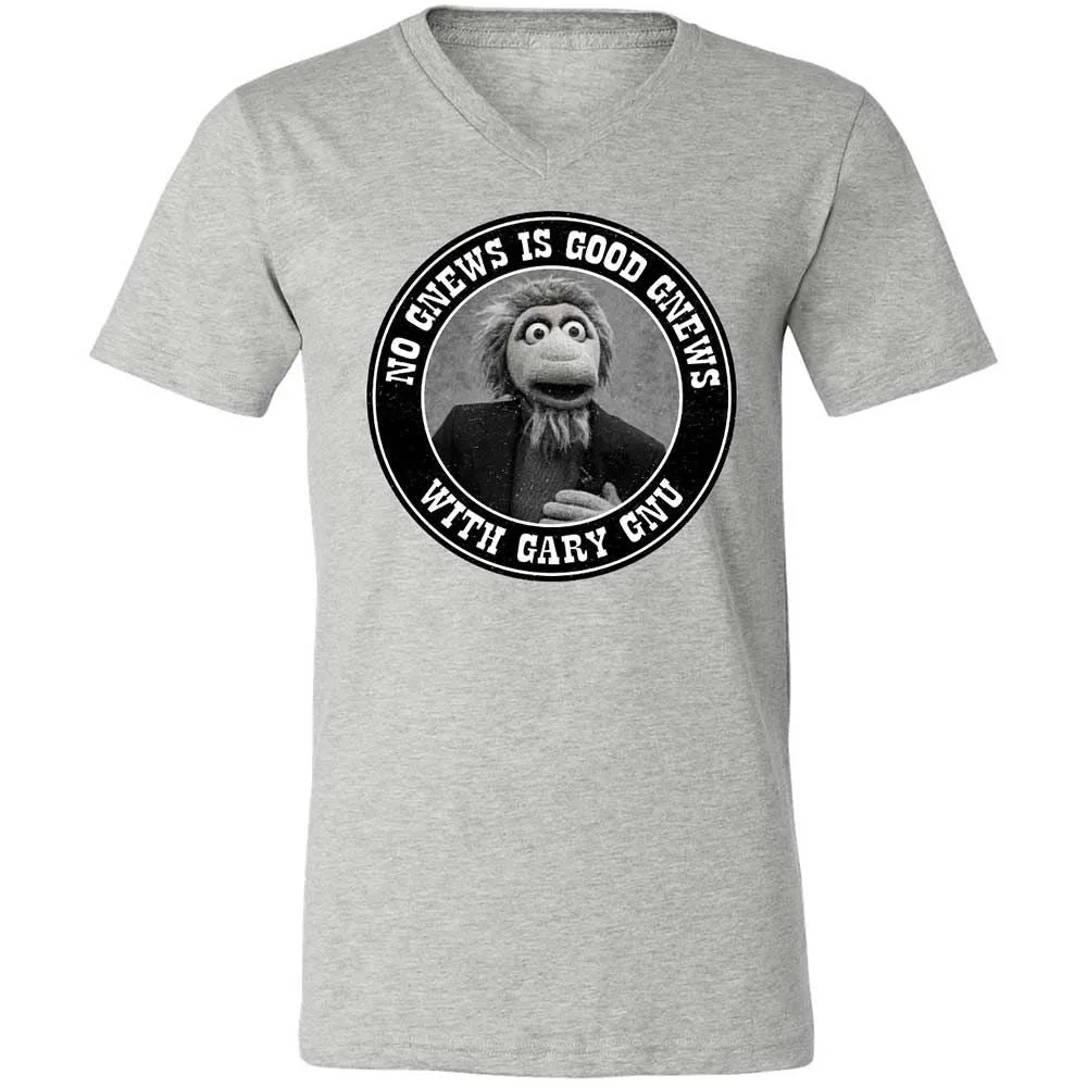Unisex V-Neck T-Shirt - 2V7PJS9D - Athletic Heather - 2