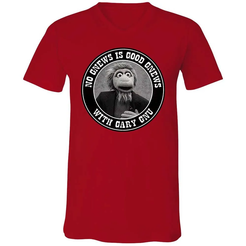 Unisex V-Neck T-Shirt - 2V7PJS9D - Red - 5