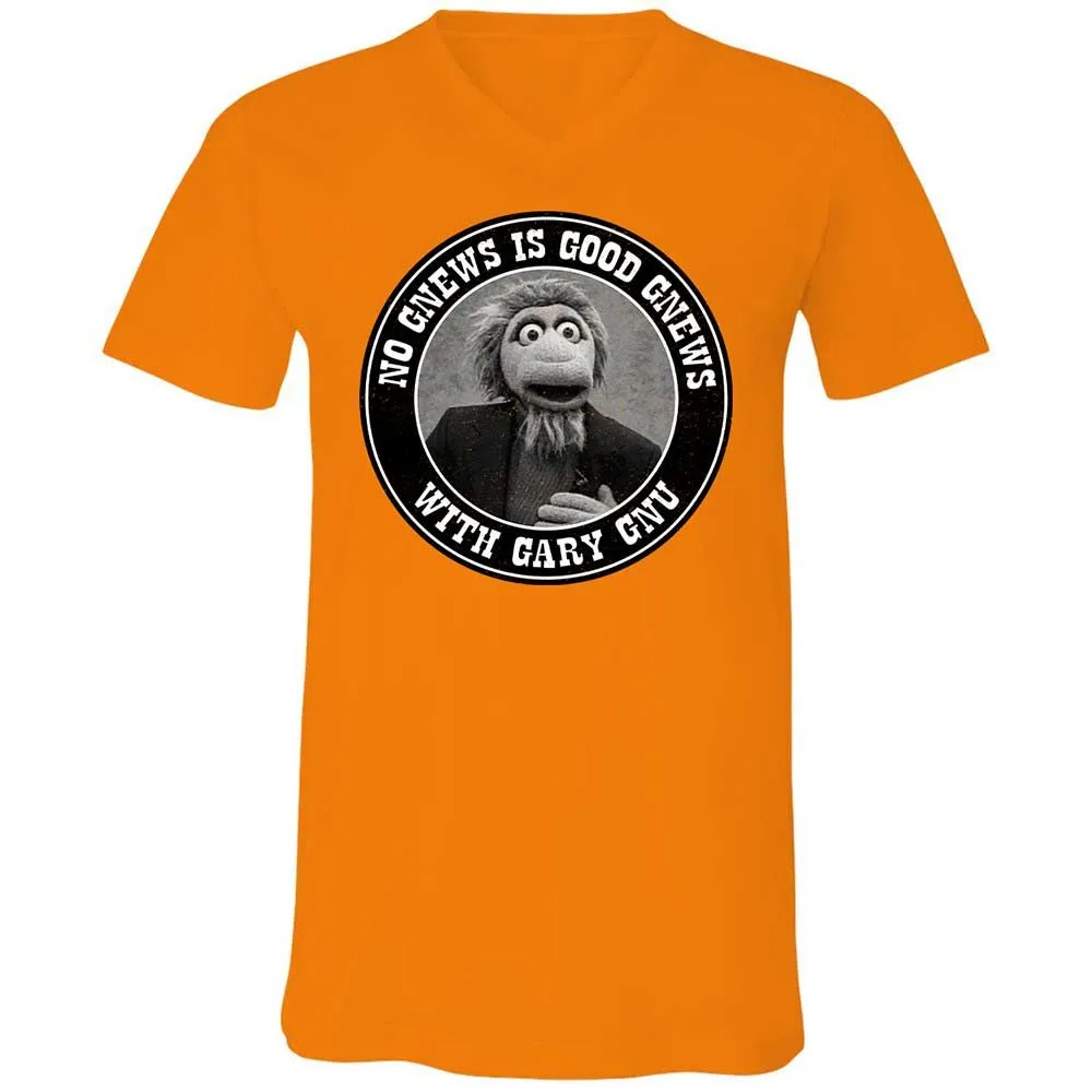 Unisex V-Neck T-Shirt - 2V7PJS9D - Orange - 7
