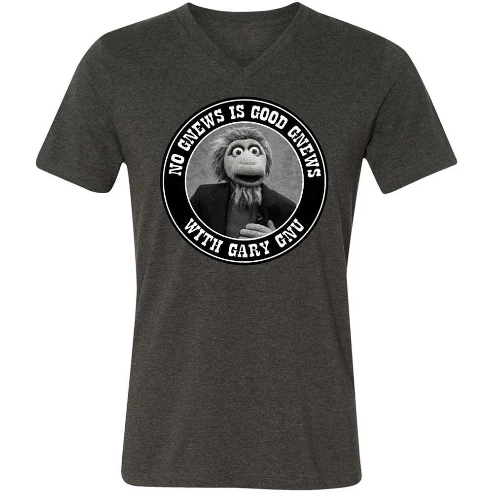 Unisex V-Neck T-Shirt - 2V7PJS9D - Dark Grey Heather - 8