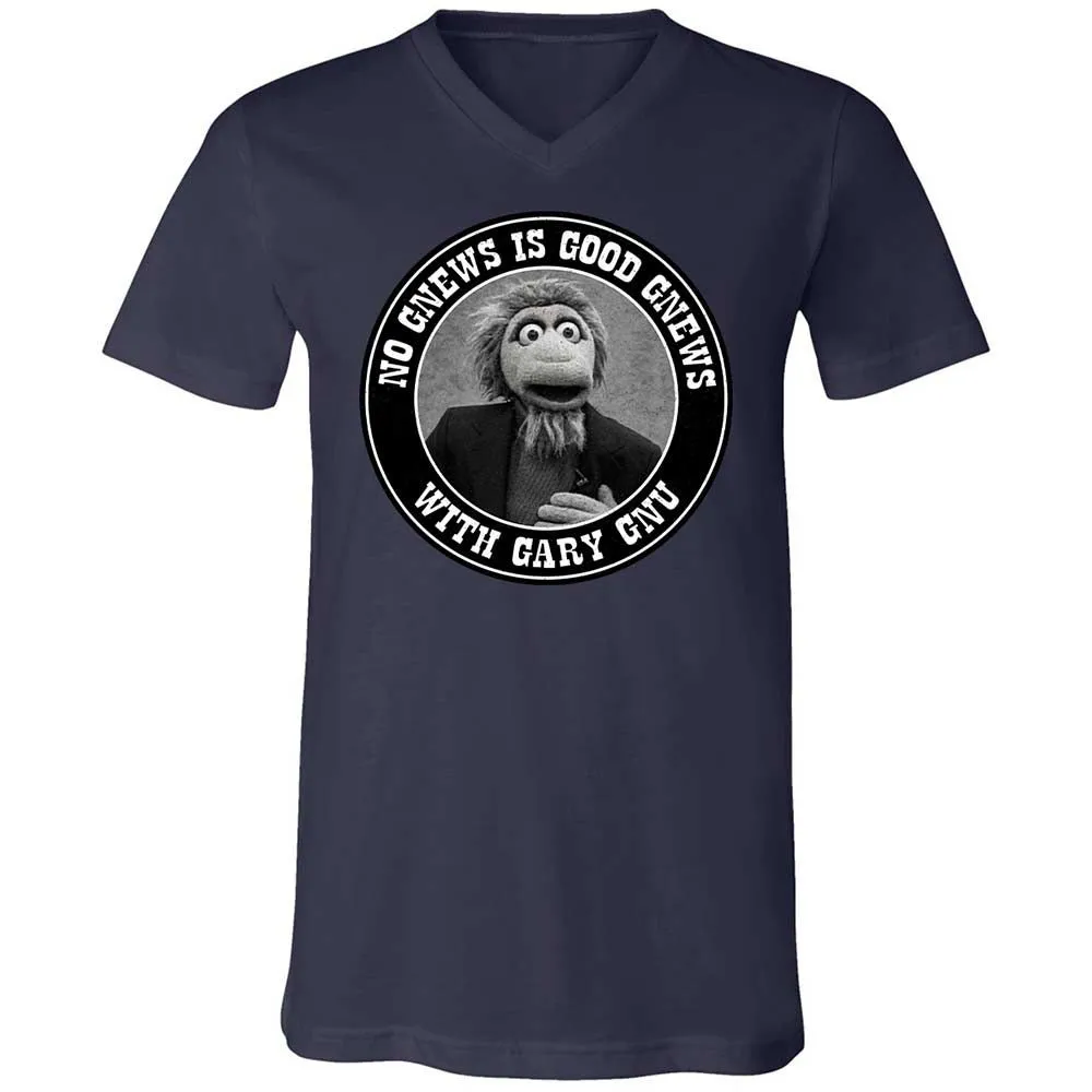 Unisex V-Neck T-Shirt - 2V7PJS9D - Navy - 12