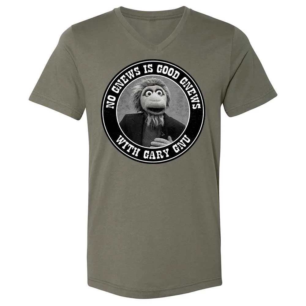Unisex V-Neck T-Shirt - 2V7PJS9D - Military Green - 15