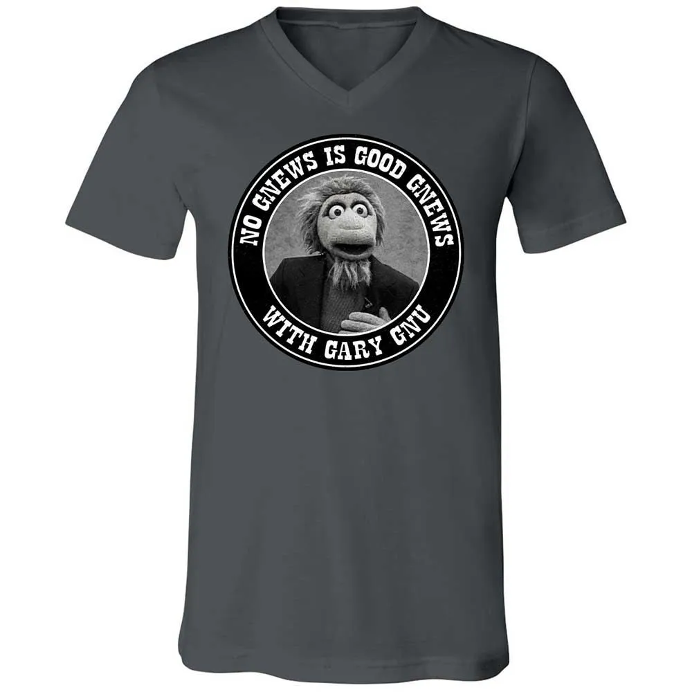 Unisex V-Neck T-Shirt - 2V7PJS9D - Asphalt - 16
