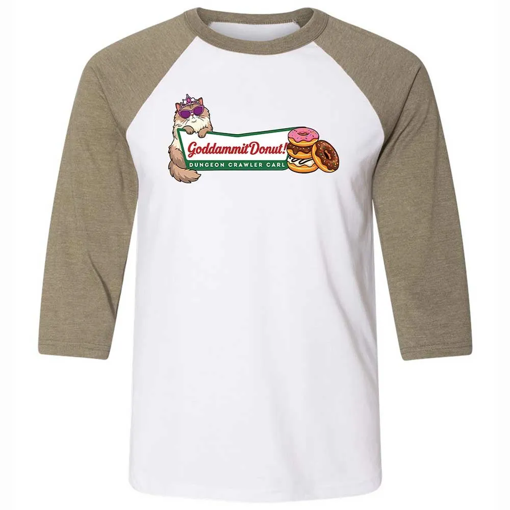 Goddammit Donut - White/Heather Olive - 4