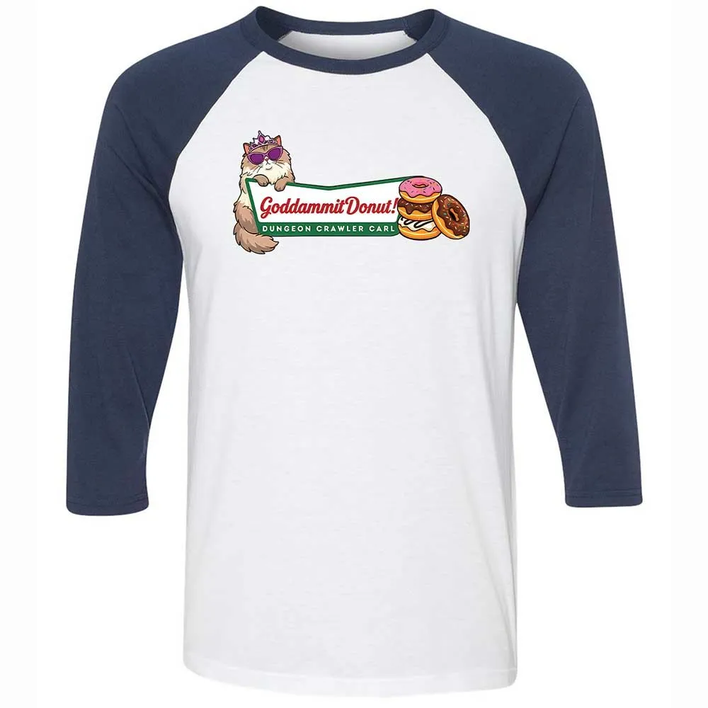 Goddammit Donut - White/Navy - 8
