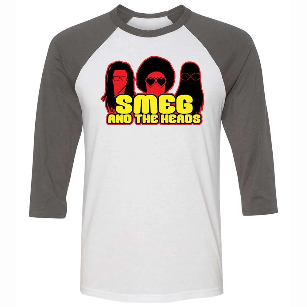 Unisex 3/4 Baseball Tee - F14NBFA8 - White/Asphalt - 2