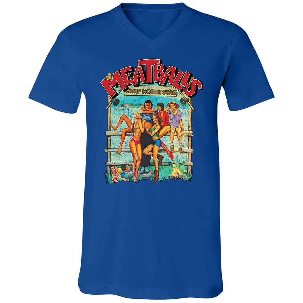 Unisex V-Neck T-Shirt - 9E9DV8KJ - True Royal - 3