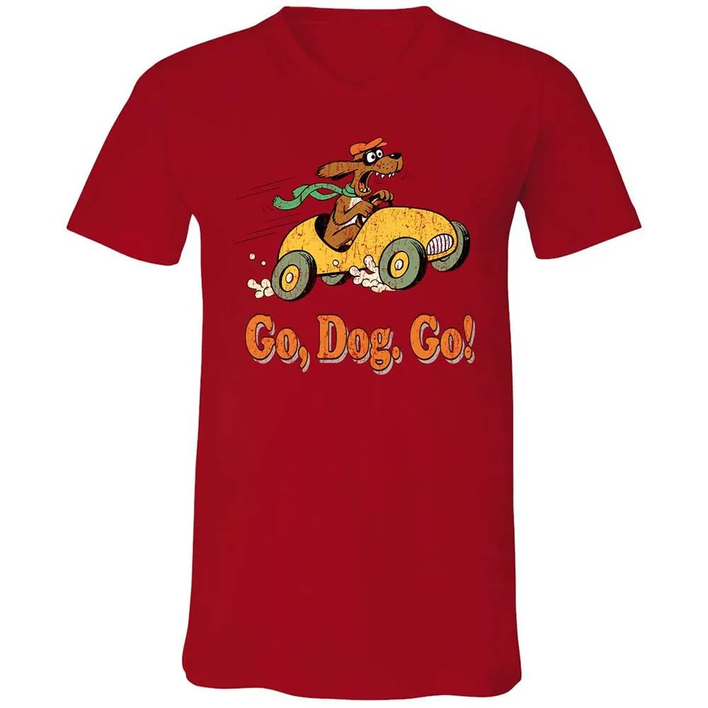 Unisex V-Neck T-Shirt - SU8RS743 - Red - 5