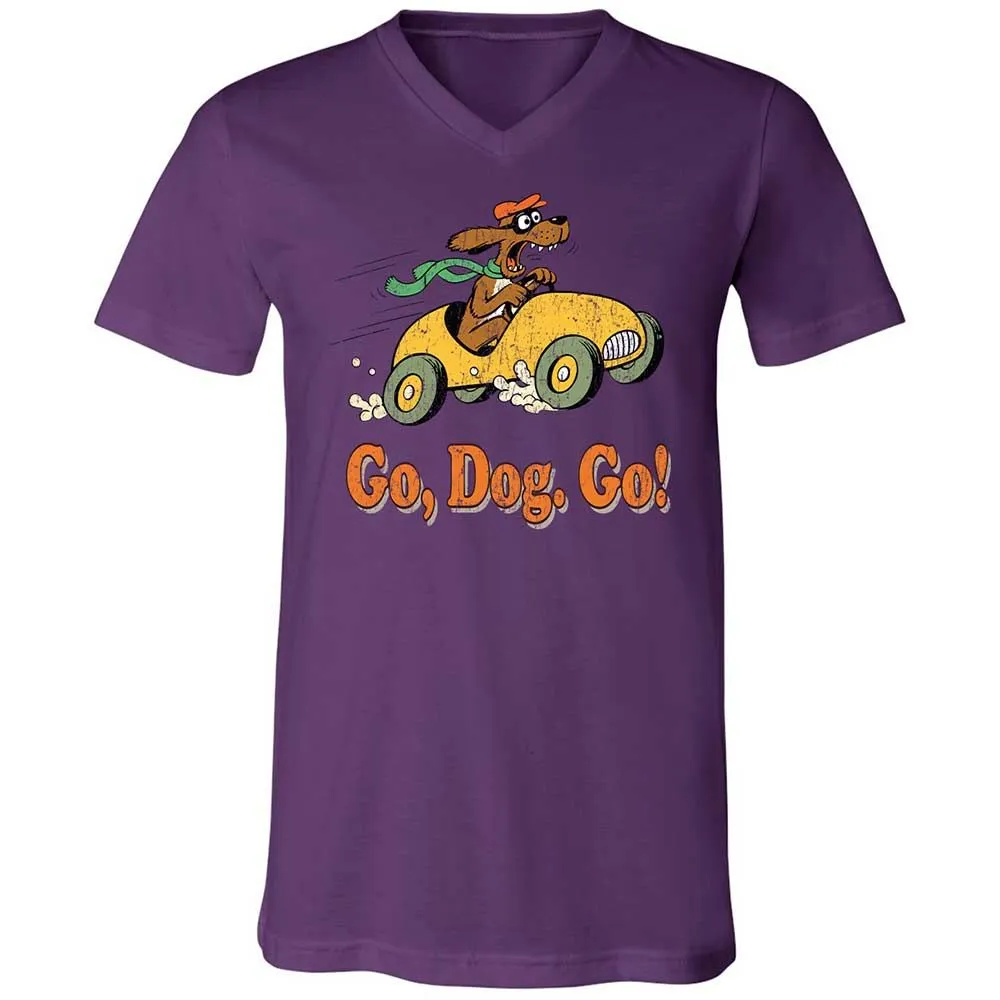 Unisex V-Neck T-Shirt - SU8RS743 - Team Purple - 10
