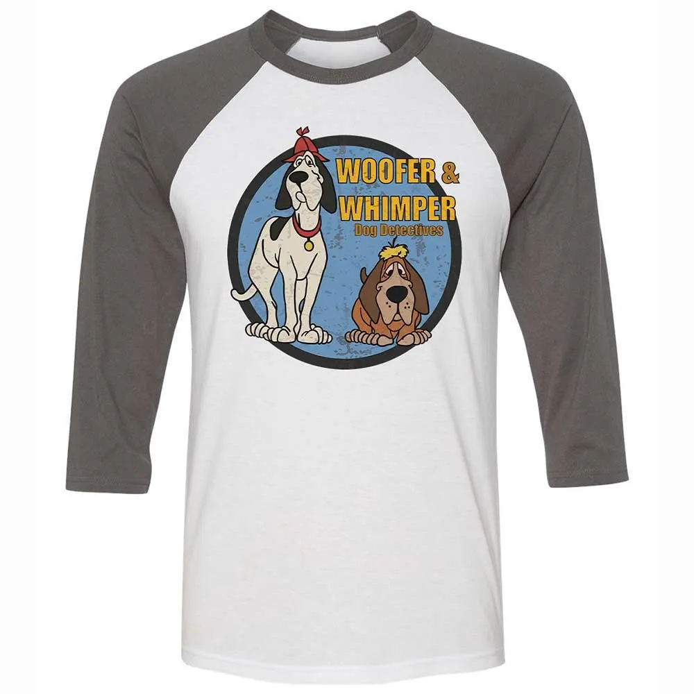 Unisex 3/4 Baseball Tee - H2915G67 - White/Asphalt - 2