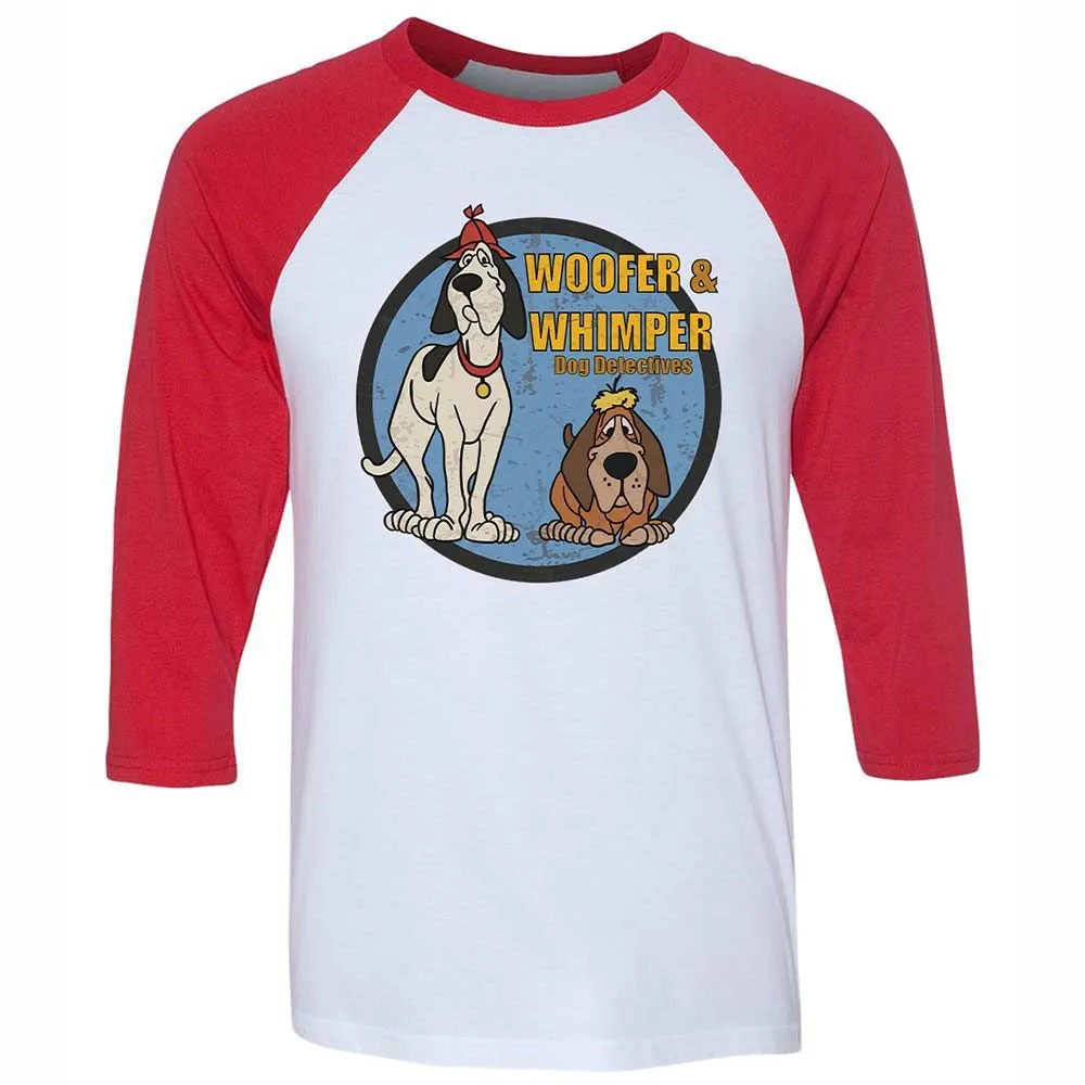 Unisex 3/4 Baseball Tee - H2915G67 - White/Red - 9