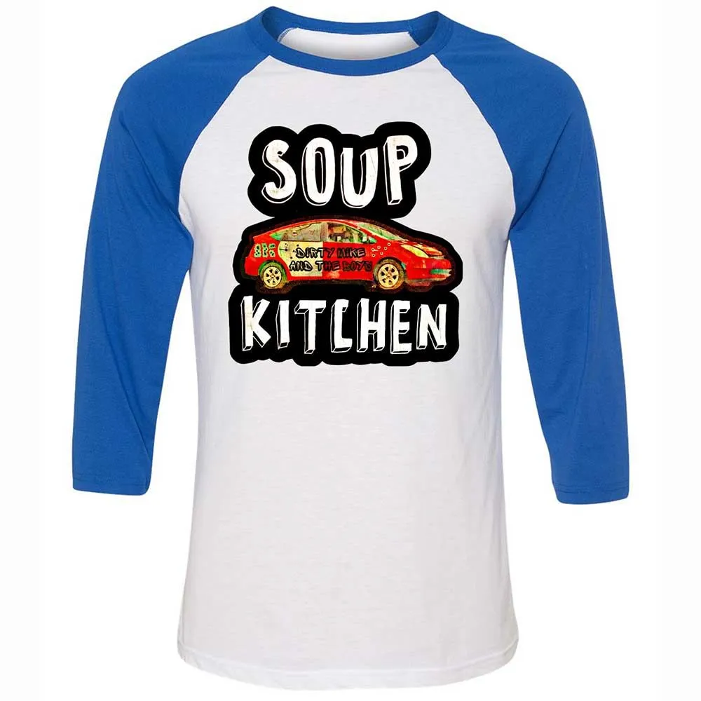 Unisex 3/4 Baseball Tee - TM68UEML - White/True Royal - 10