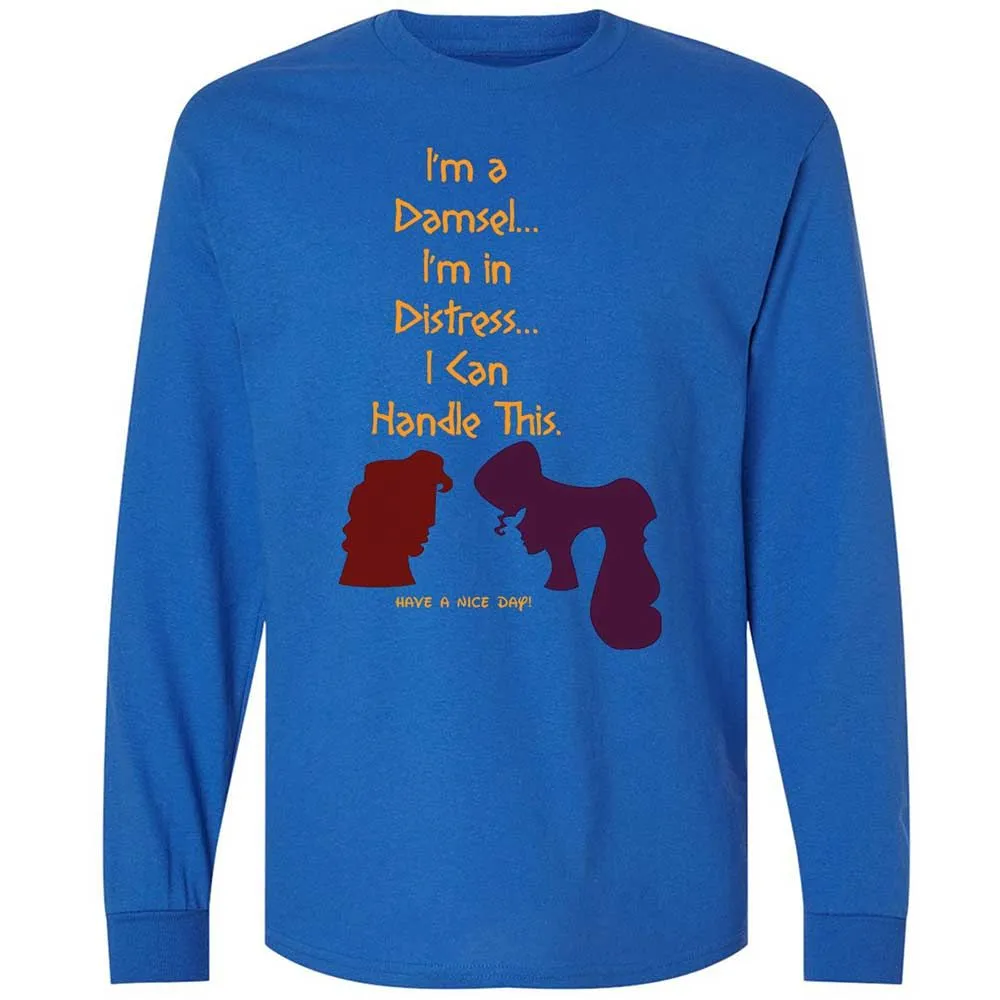 Long Sleeve T-Shirt - WVT8KECV - Royal - 7
