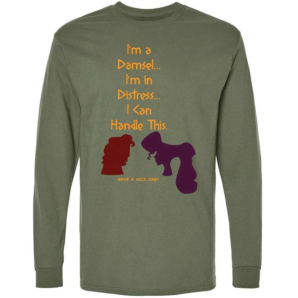 Long Sleeve T-Shirt - WVT8KECV - Military Green - 19