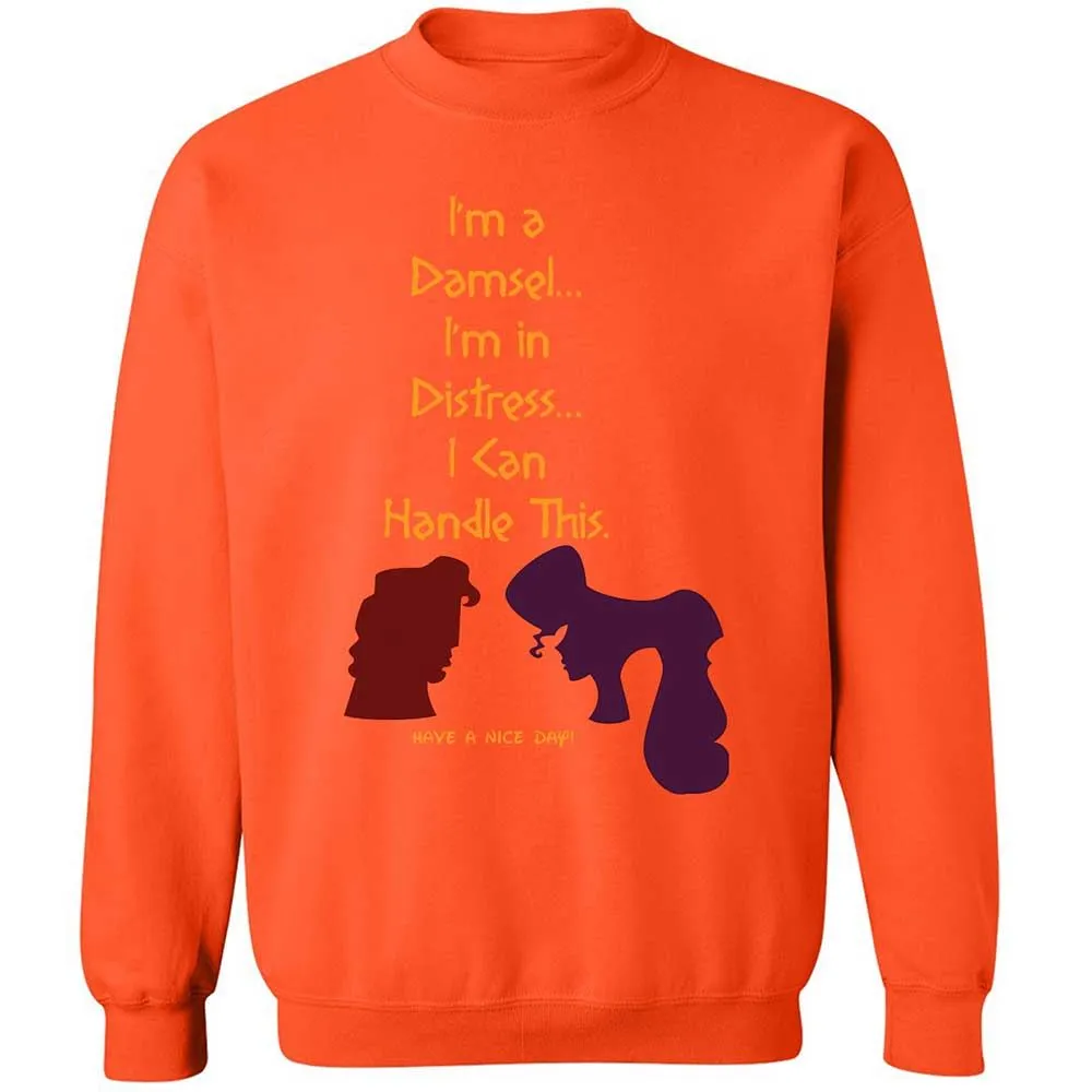 Classic Unisex Sweatshirt - C6JSKPB3 - Orange - 12