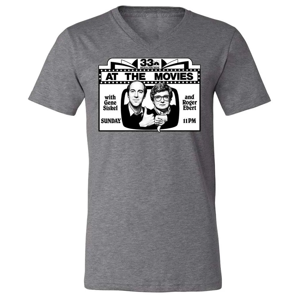 Unisex V-Neck T-Shirt - TPS6R4CH - Deep Heather - 9