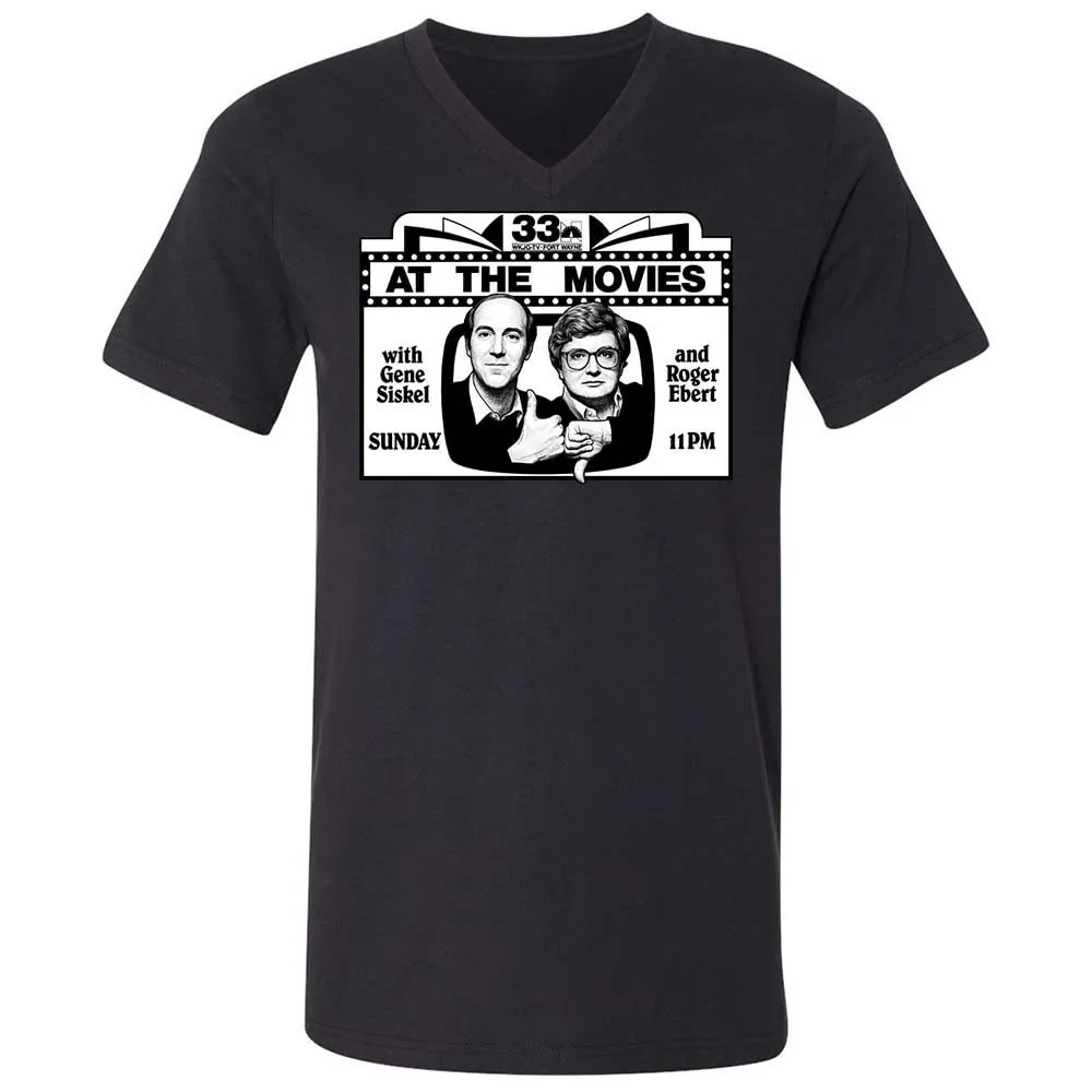 Unisex V-Neck T-Shirt - TPS6R4CH - Black - 11