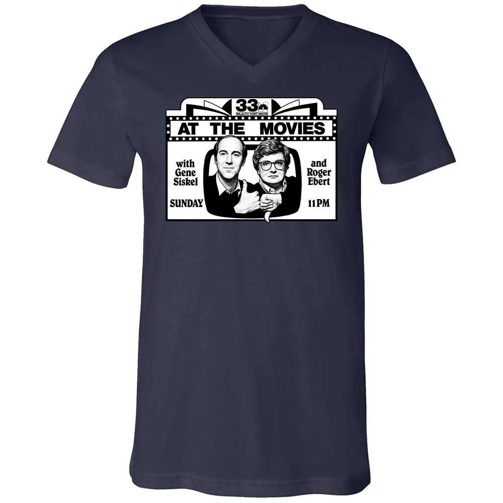 Unisex V-Neck T-Shirt - TPS6R4CH - Navy - 12