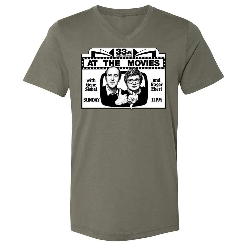 Unisex V-Neck T-Shirt - TPS6R4CH - Military Green - 15