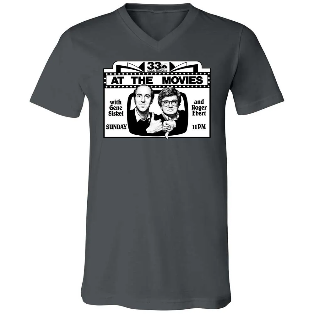 Unisex V-Neck T-Shirt - TPS6R4CH - Asphalt - 16