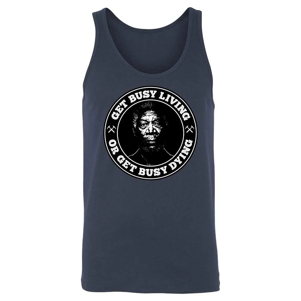 Get Busy Living or Get Busy Dying - Navy - 8