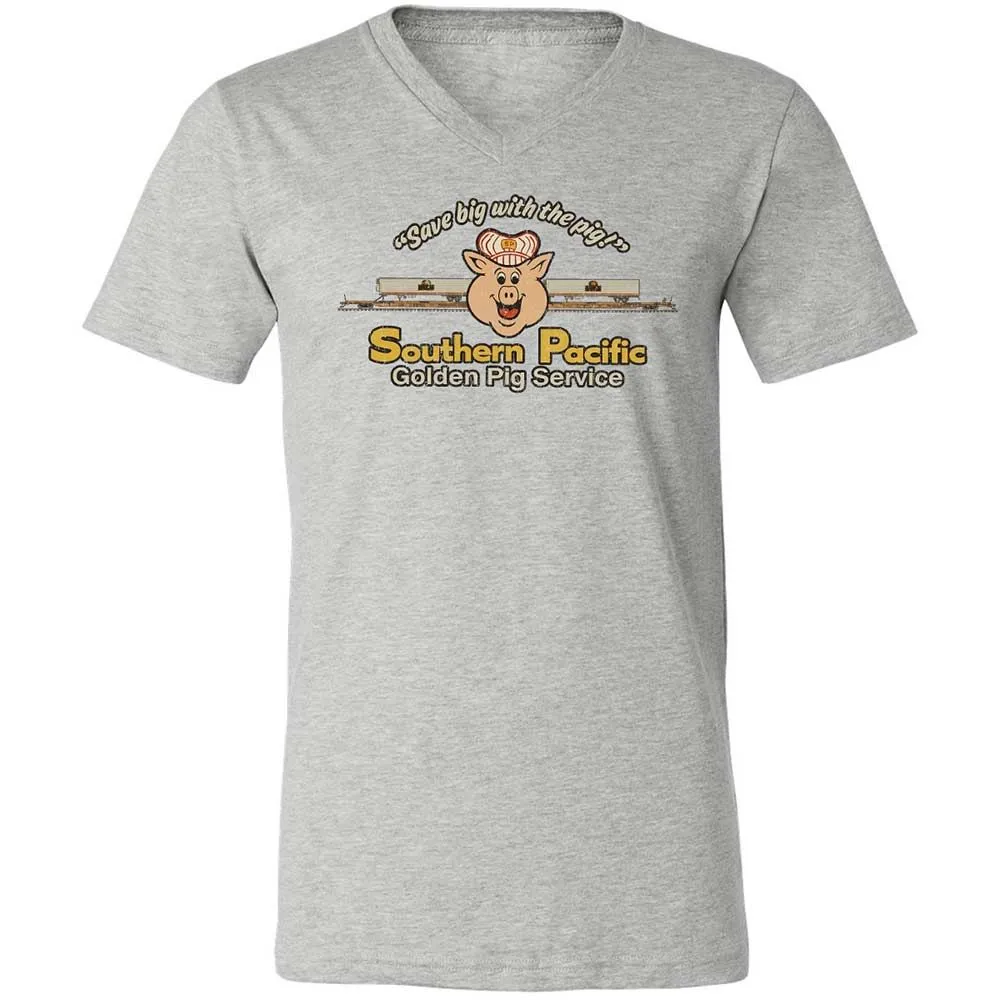 Unisex V-Neck T-Shirt - SDRRRSL9 - Athletic Heather - 2