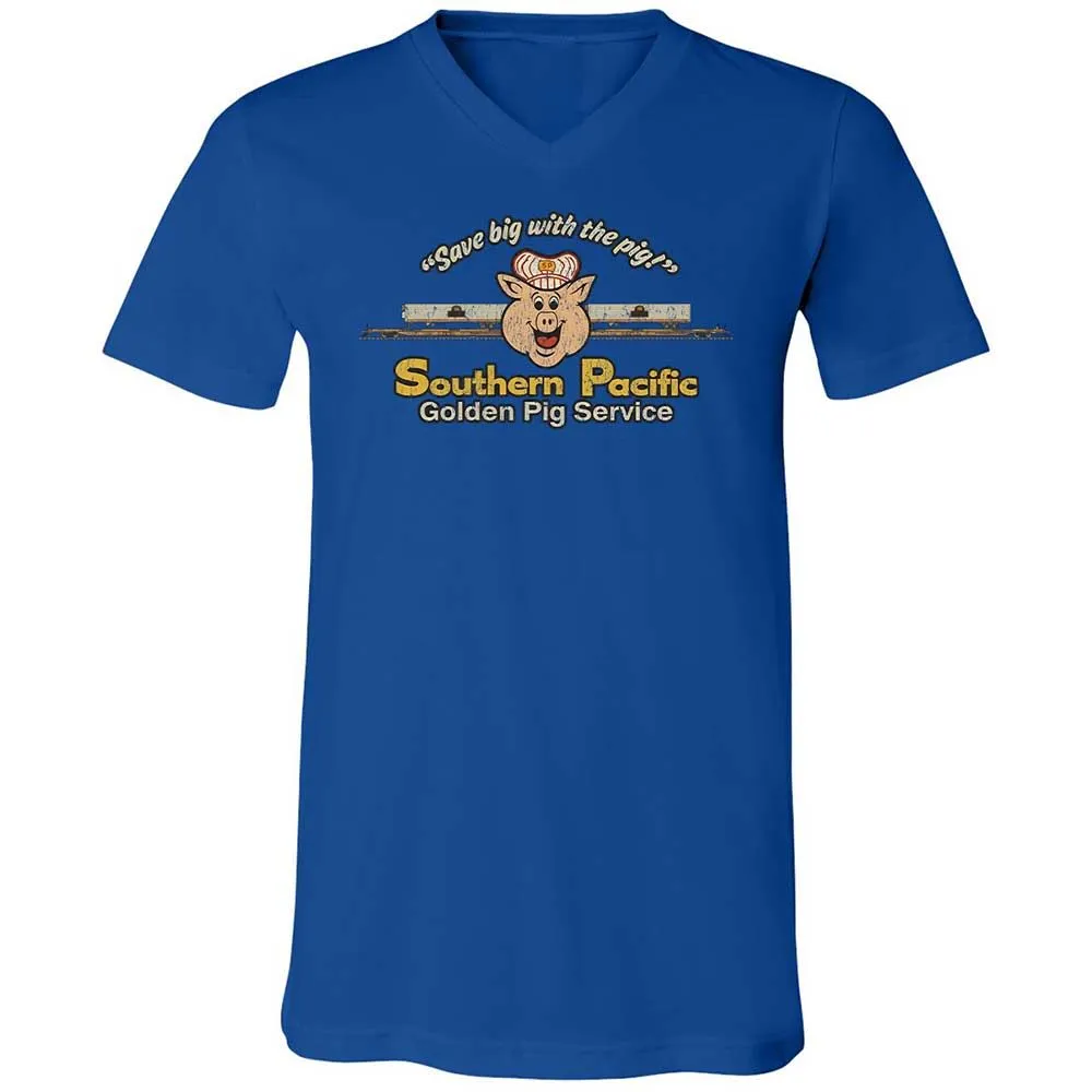 Unisex V-Neck T-Shirt - SDRRRSL9 - True Royal - 3
