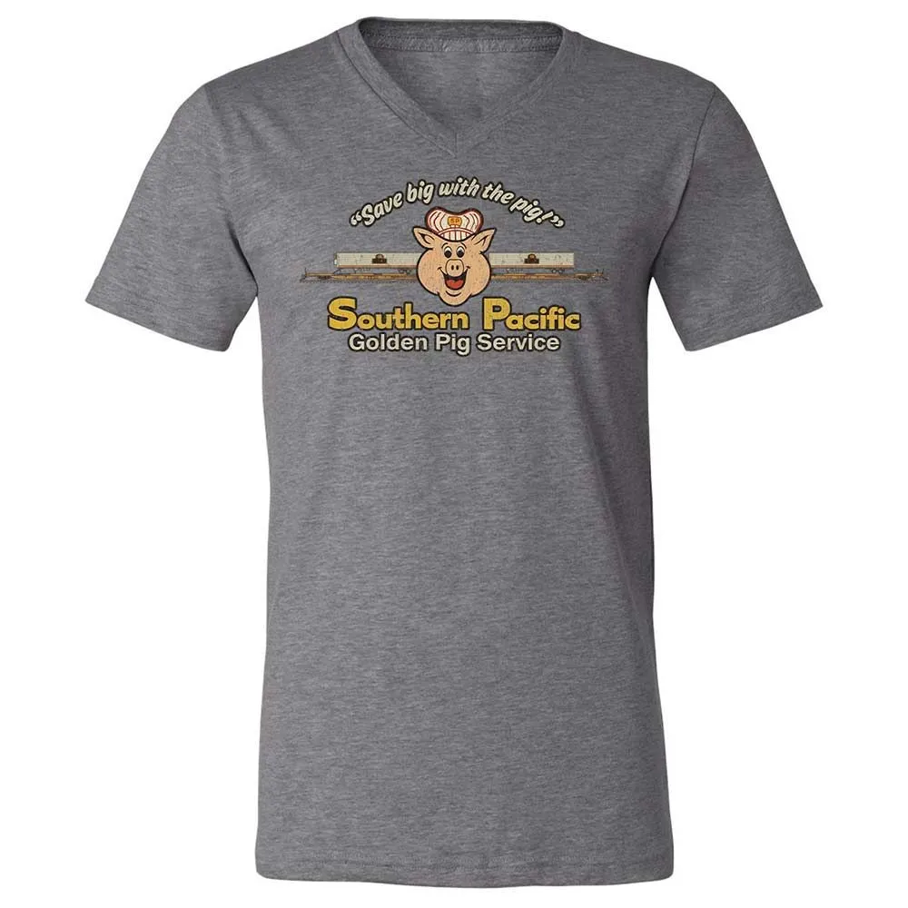 Unisex V-Neck T-Shirt - SDRRRSL9 - Deep Heather - 9