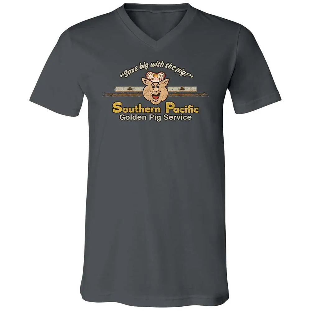 Unisex V-Neck T-Shirt - SDRRRSL9 - Asphalt - 16