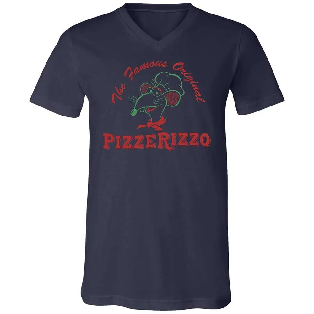 Unisex V-Neck T-Shirt - 5656WHM3 - Navy - 12