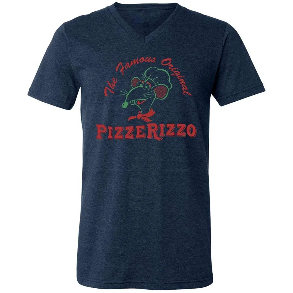 Unisex V-Neck T-Shirt - 5656WHM3 - Heather Navy - 13