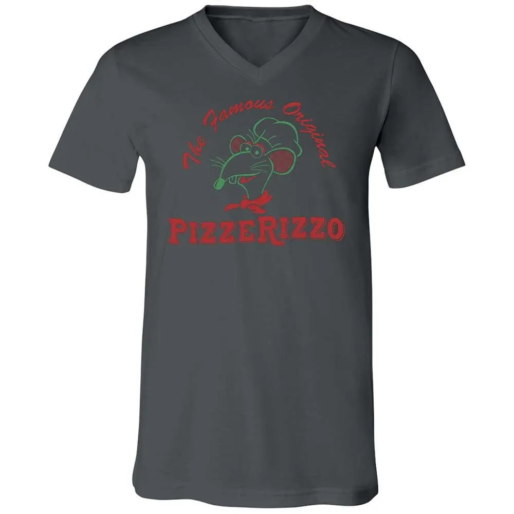 Unisex V-Neck T-Shirt - 5656WHM3 - Asphalt - 16