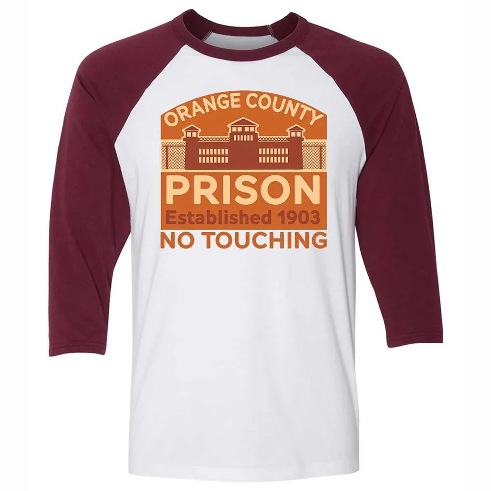 Unisex 3/4 Baseball Tee - XT7QHSBE - White/Maroon - 7