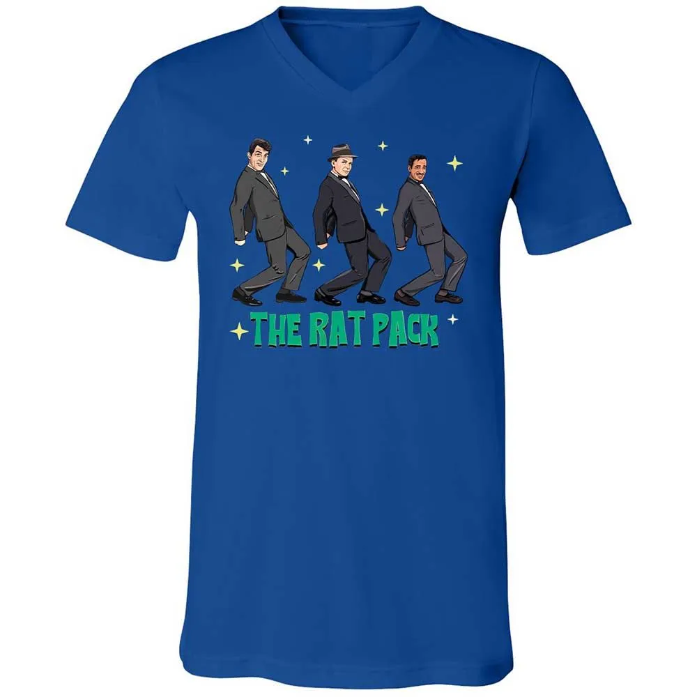 Unisex V-Neck T-Shirt - D1TZUHTJ - True Royal - 3