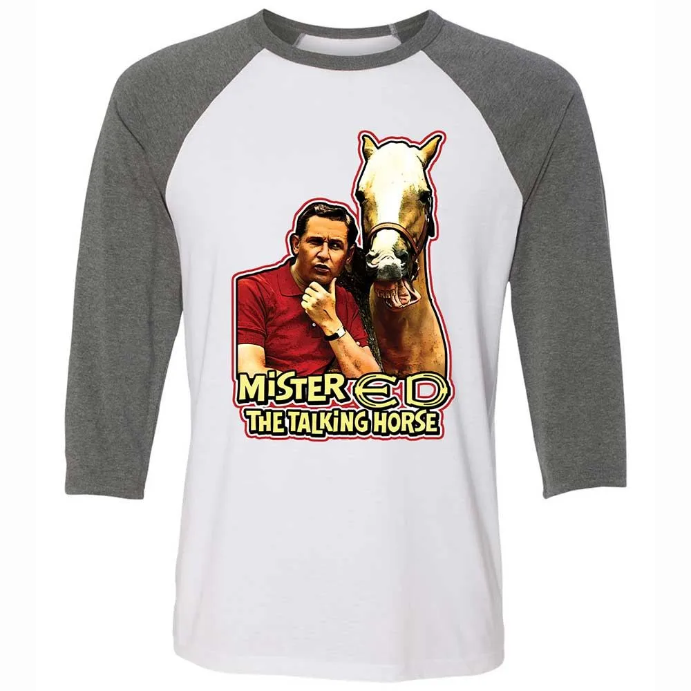 Mister Ed the Talking Horse - White/Deep Heather - 11