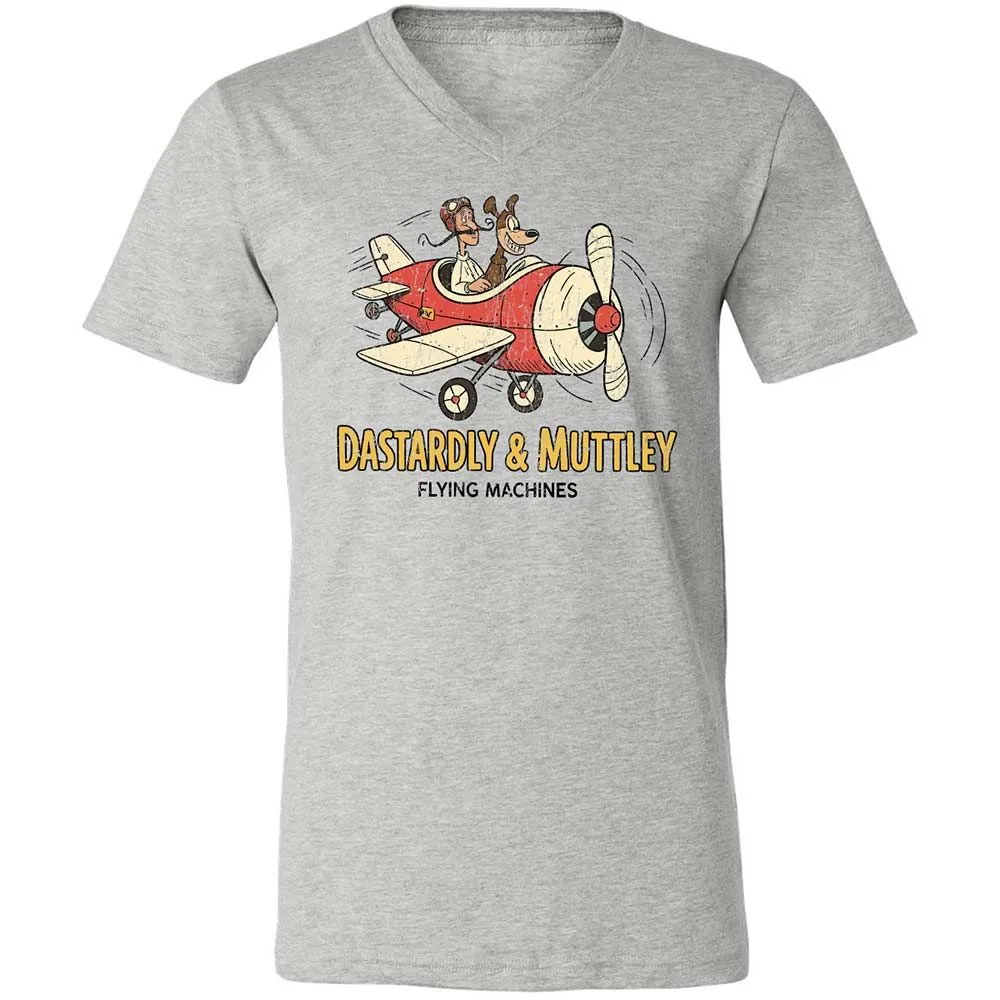 Unisex V-Neck T-Shirt - TFMP1BJZ - Athletic Heather - 2