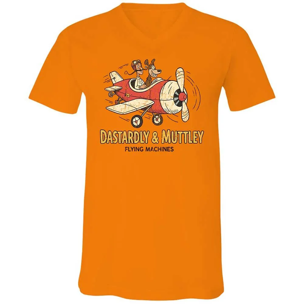 Unisex V-Neck T-Shirt - TFMP1BJZ - Orange - 7