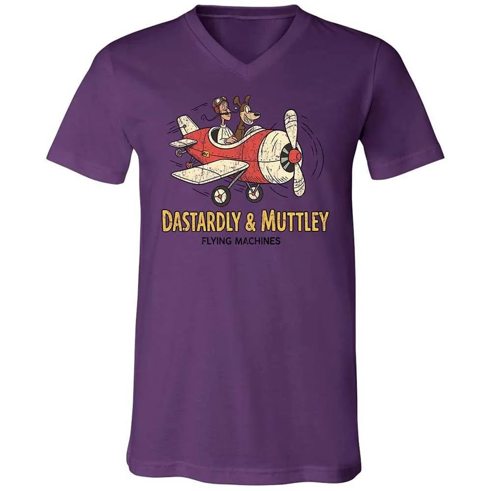 Unisex V-Neck T-Shirt - TFMP1BJZ - Team Purple - 10