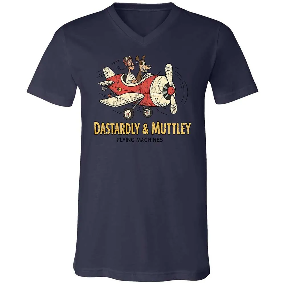 Unisex V-Neck T-Shirt - TFMP1BJZ - Navy - 12