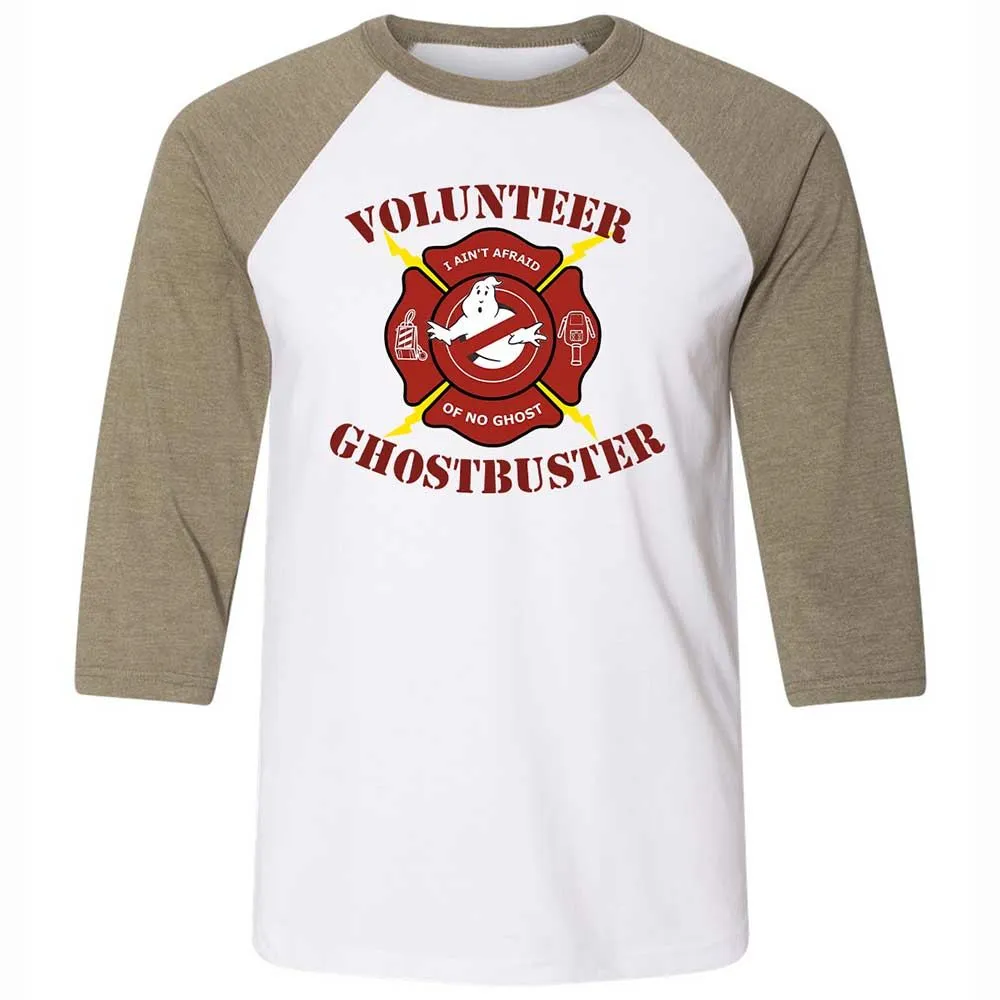 Unisex 3/4 Baseball Tee - 2T9V2XM6 - White/Heather Olive - 4