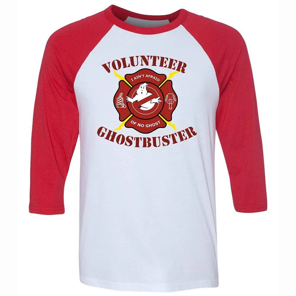 Unisex 3/4 Baseball Tee - 2T9V2XM6 - White/Red - 9