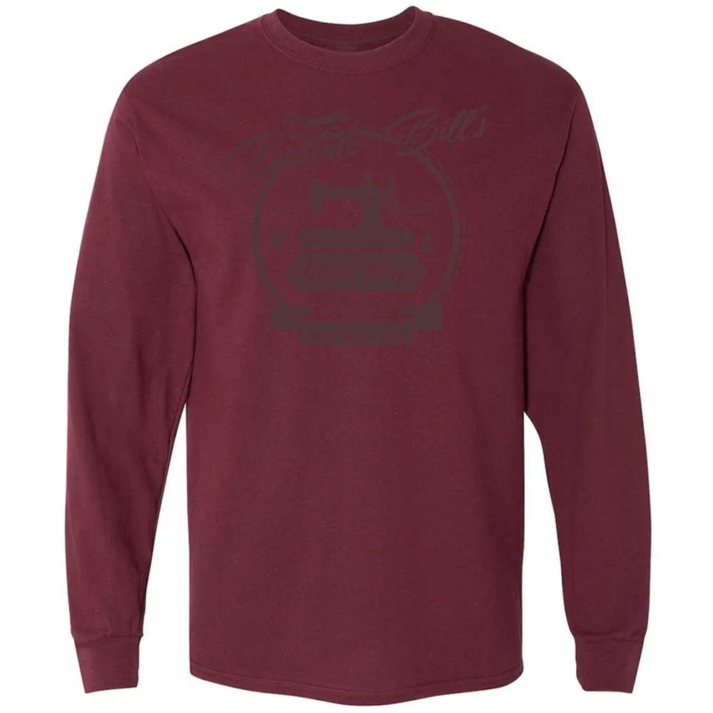 Long Sleeve T-Shirt - 1C5XUK1J - Maroon - 16