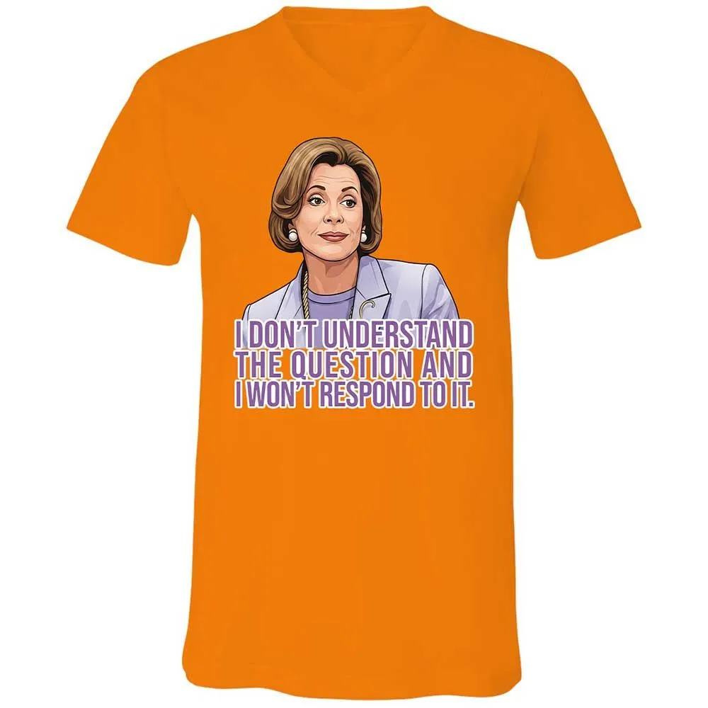 Unisex V-Neck T-Shirt - 23YBNVVS - Orange - 7