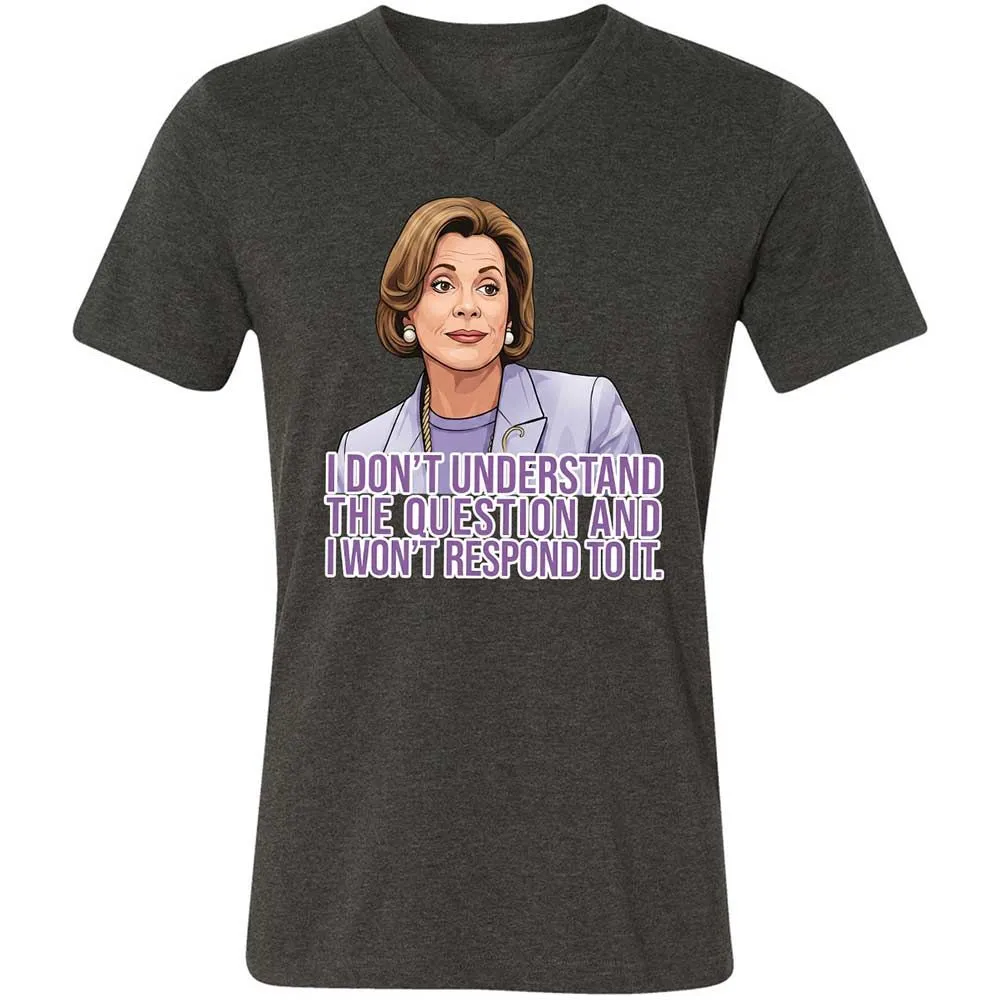 Unisex V-Neck T-Shirt - 23YBNVVS - Dark Grey Heather - 8