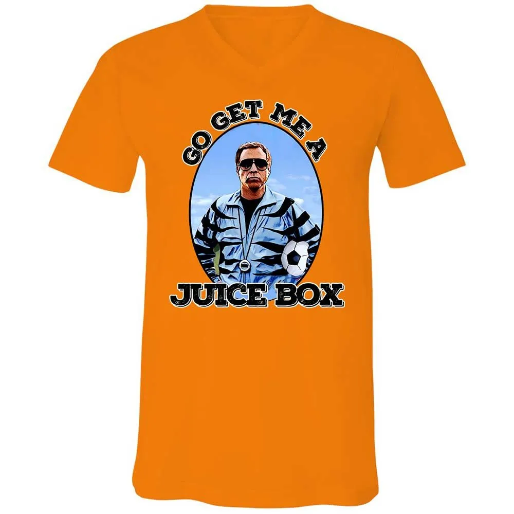 Unisex V-Neck T-Shirt - YT67LATJ - Orange - 7