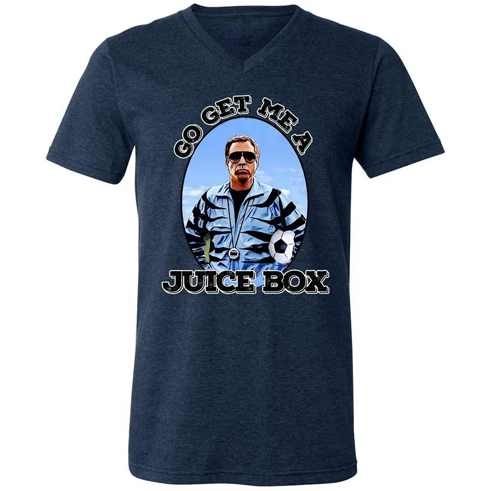 Unisex V-Neck T-Shirt - YT67LATJ - Heather Navy - 13