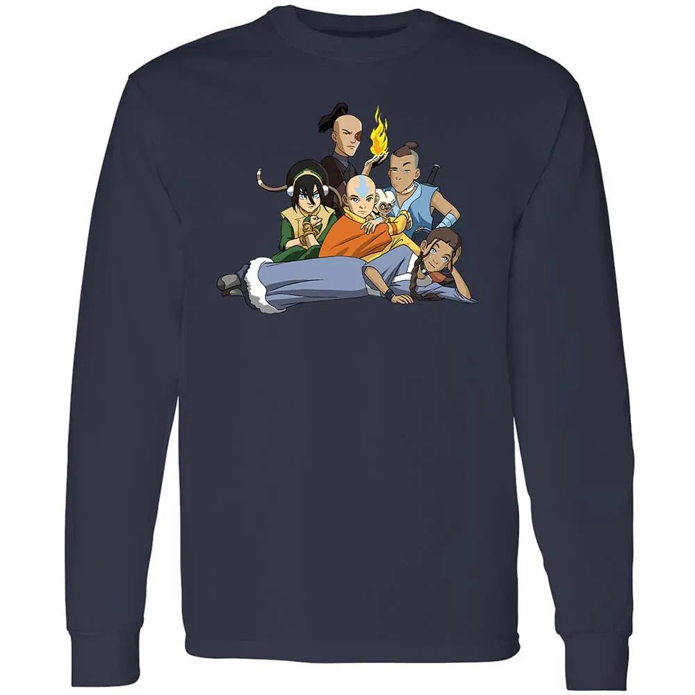 Long Sleeve T-Shirt - MLLAQLGD - Navy - 13